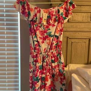 Brand new Tommy Bahama Off the shoulder Romper